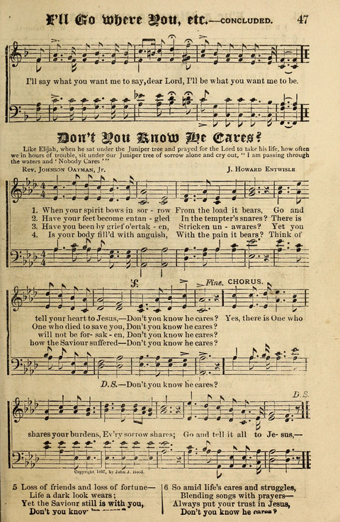 Praise Hymns and Full Salvation Songs page 47