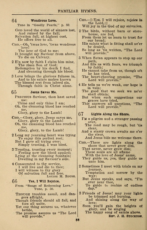 Praise Hymns and Full Salvation Songs page 56