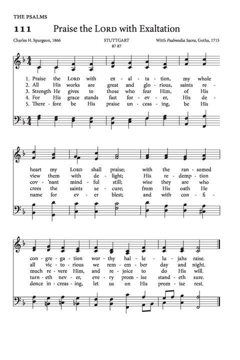 Psalms and Hymns to the Living God page 148