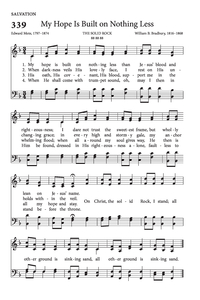 The solid rock. A new tune to a wonderful old hymn. Sheet Music