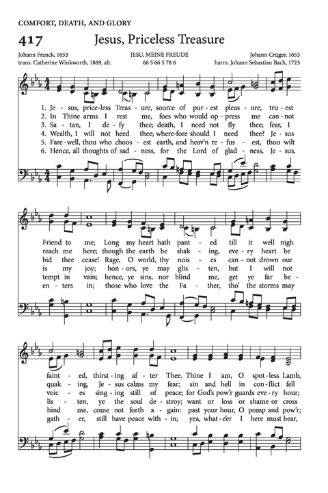JESU, MEINE FREUDE (Crüger) | Hymnary.org
