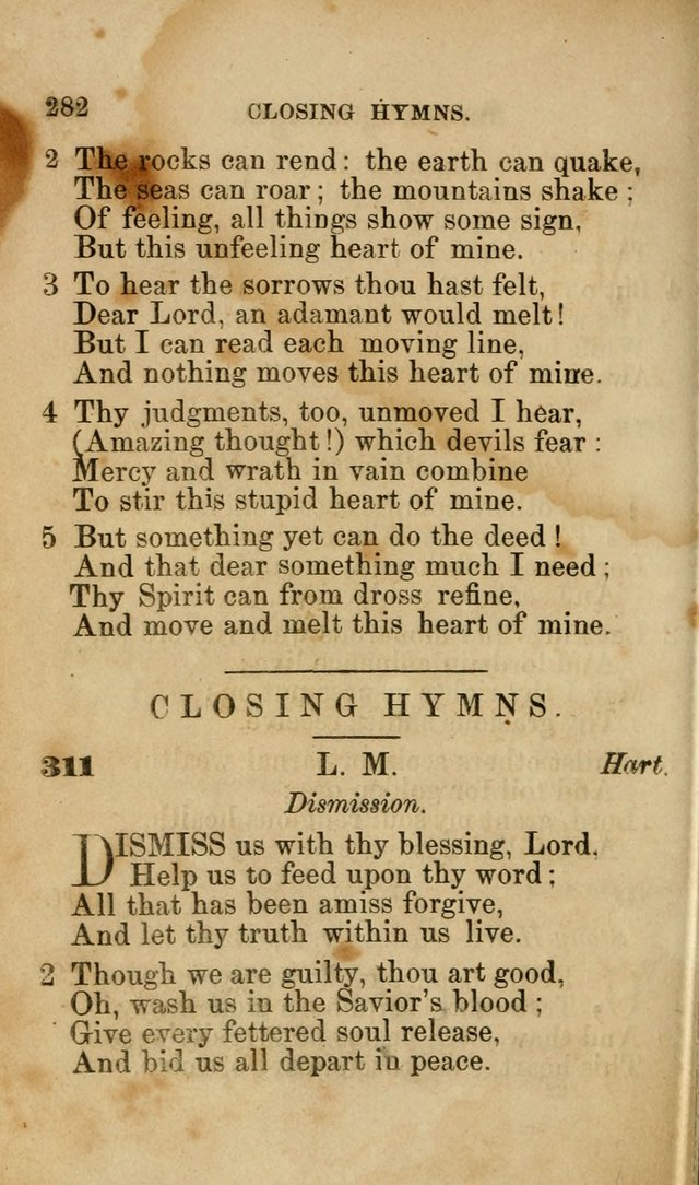 Pocket Hymns: original and selected. designed for the use of the regular Baptist church, and all who love our Lord Jesus Christ page 284