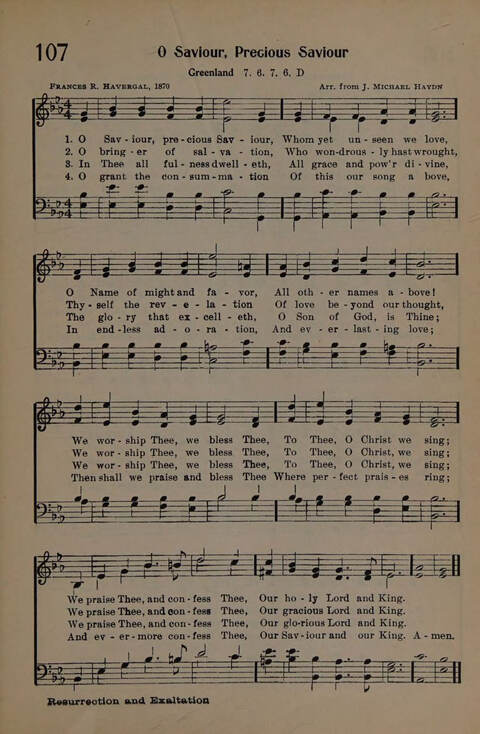 The Presbyterian Hymnal page 89
