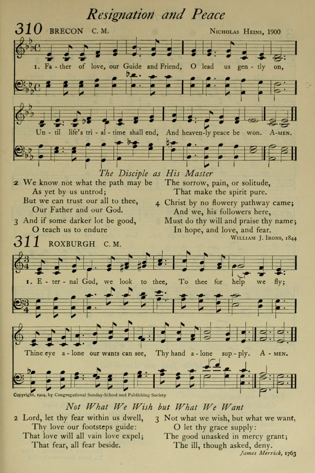 The Pilgrim Hymnal: with responsive readings and other aids to worship page 229
