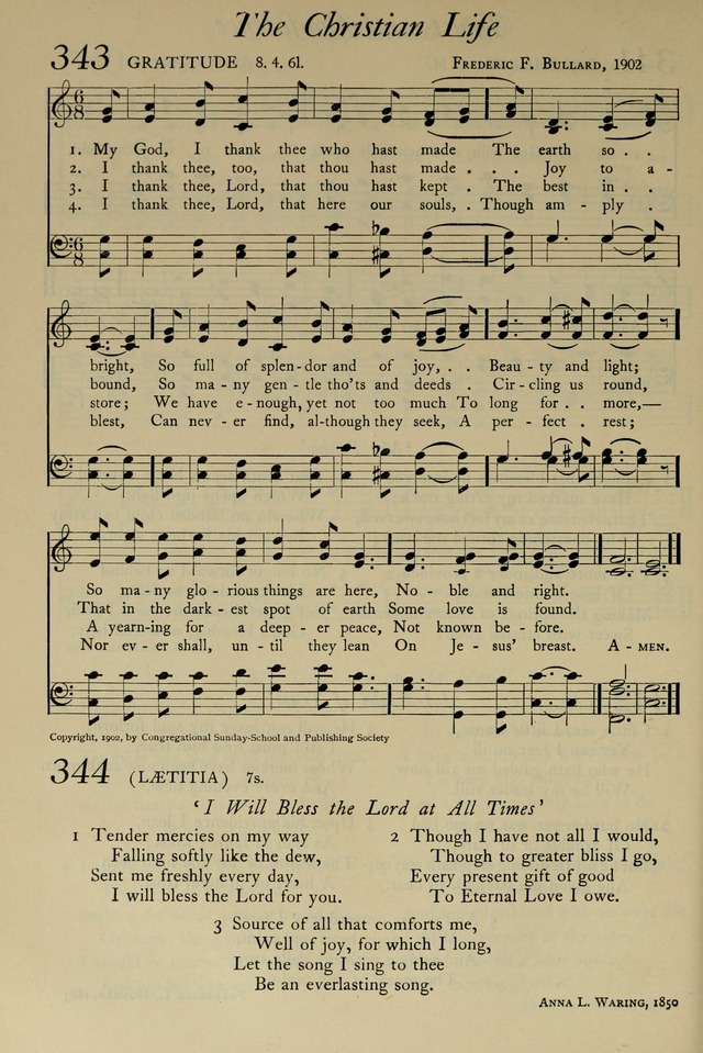 The Pilgrim Hymnal: with responsive readings and other aids to worship page 254