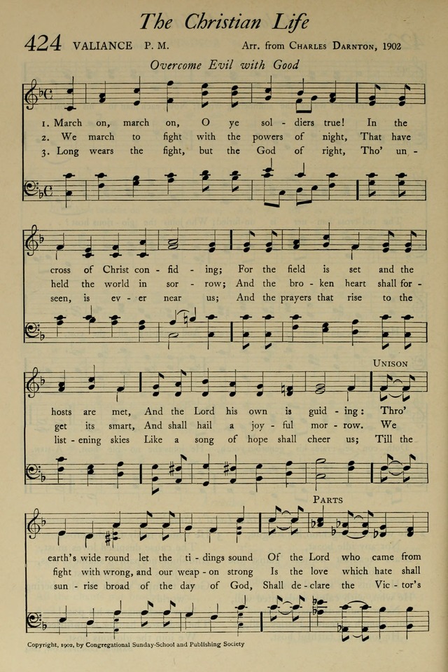The Pilgrim Hymnal: with responsive readings and other aids to worship page 310