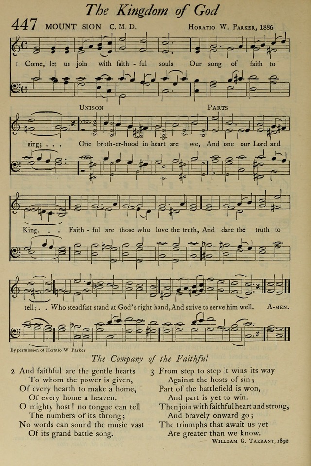 The Pilgrim Hymnal: with responsive readings and other aids to worship page 334
