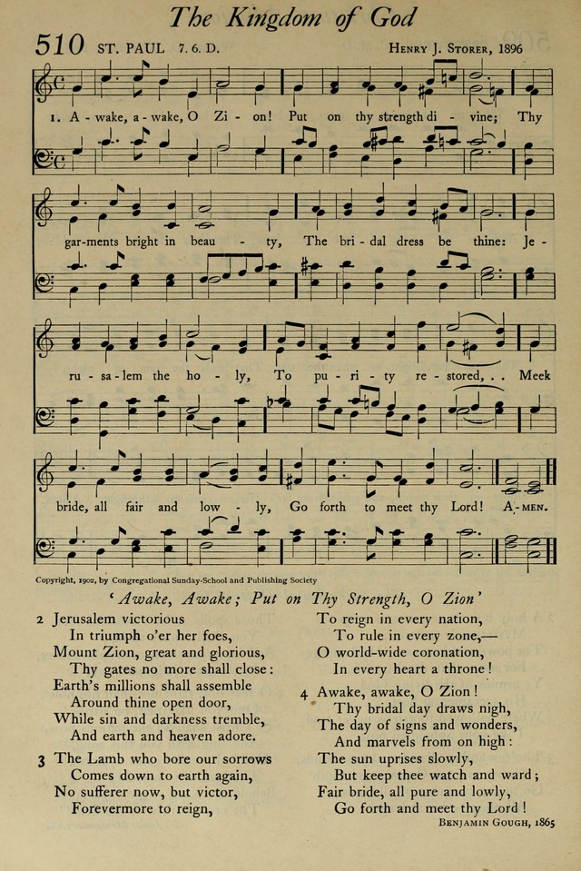 The Pilgrim Hymnal: with responsive readings and other aids to worship page 376