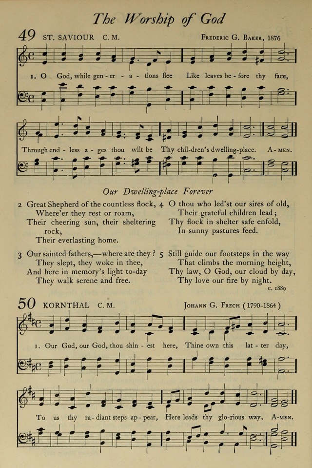 The Pilgrim Hymnal: with responsive readings and other aids to worship page 40