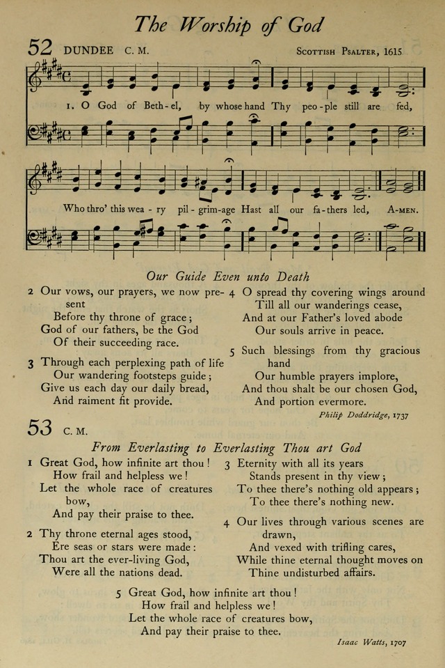 The Pilgrim Hymnal: with responsive readings and other aids to worship page 42