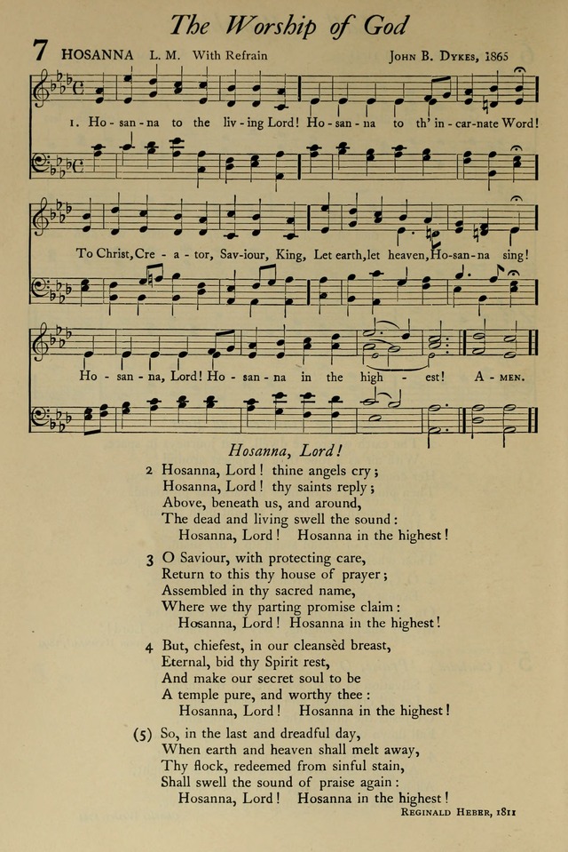 The Pilgrim Hymnal: with responsive readings and other aids to worship page 6