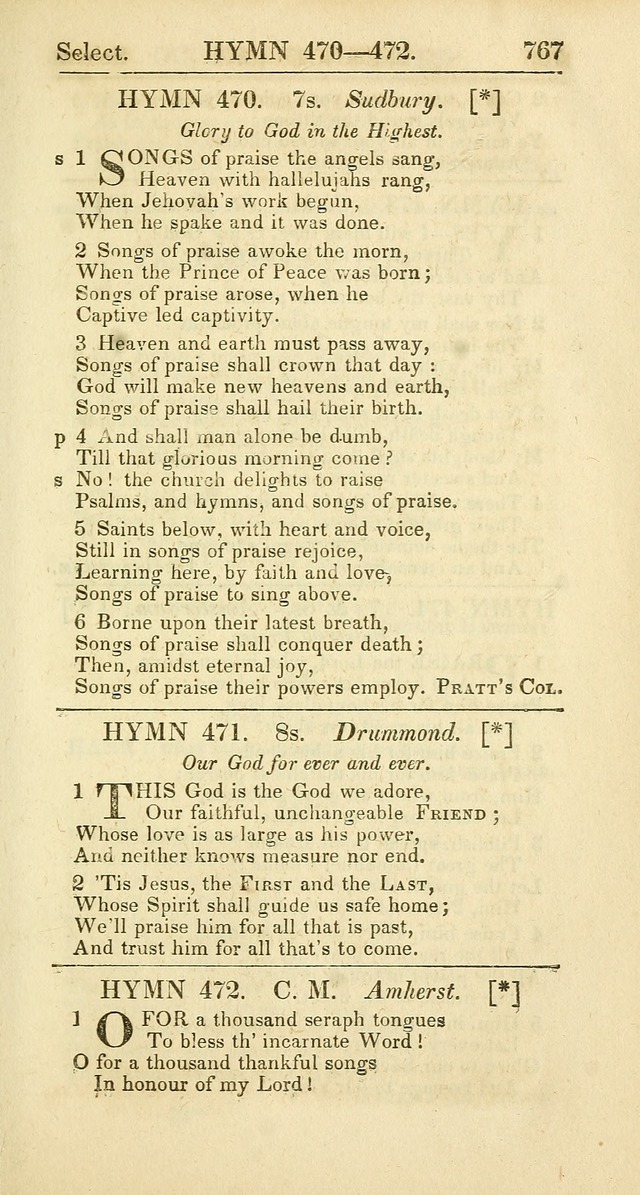 The Psalms, Hymns and Spiritual Songs of the Rev. Isaac Watts, D. D.:  to which are added select hymns, from other authors; and directions for musical expression (New ed.) page 713