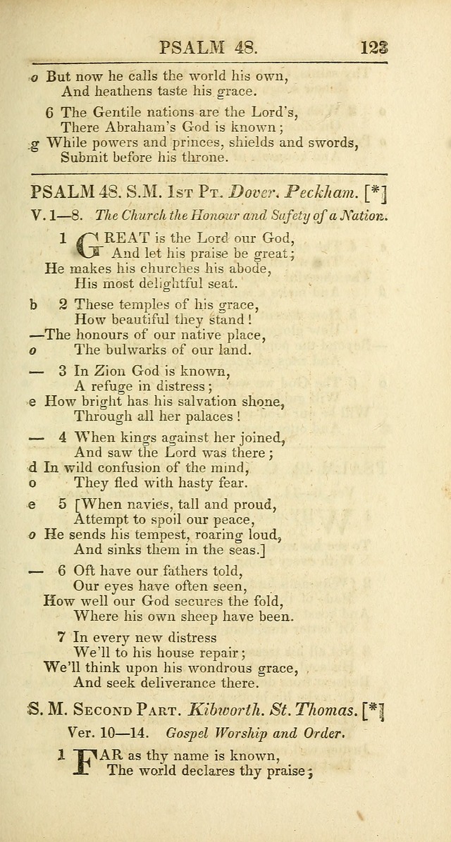 The Psalms, Hymns and Spiritual Songs of the Rev. Isaac Watts, D. D.:  to which are added select hymns, from other authors; and directions for musical expression (New ed.) page 73
