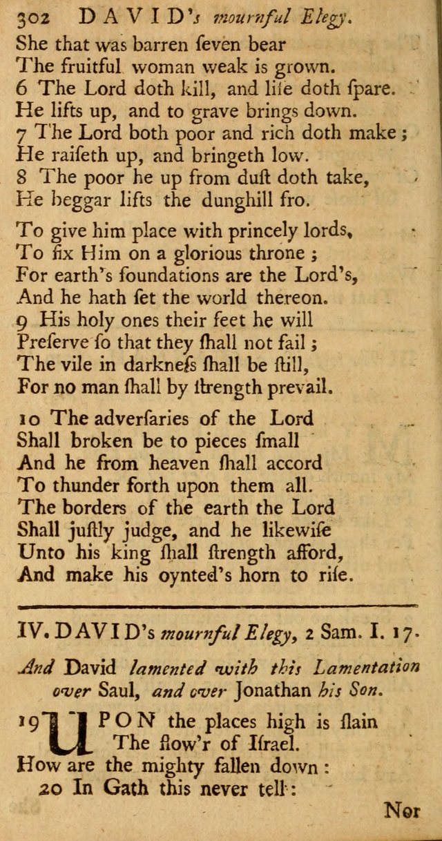 The Psalms, Hymns, and Spiritual Songs of the Old and New-Testament: faithfully translated into English metre: for the use, edification, and comfort of the saints...especially in New-England (25th ed) page 310