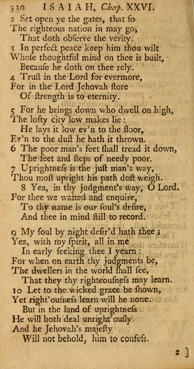 The Psalms, Hymns, and Spiritual Songs of the Old and New-Testament: faithfully translated into English metre: for the use, edification, and comfort of the saints...especially in New-England (25th ed) page 338