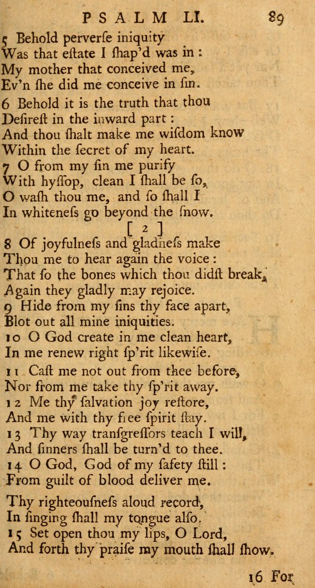 The Psalms, Hymns, and Spiritual Songs of the Old and New-Testament: faithfully translated into English metre: for the use, edification, and comfort of the saints...especially in New-England (25th ed) page 93