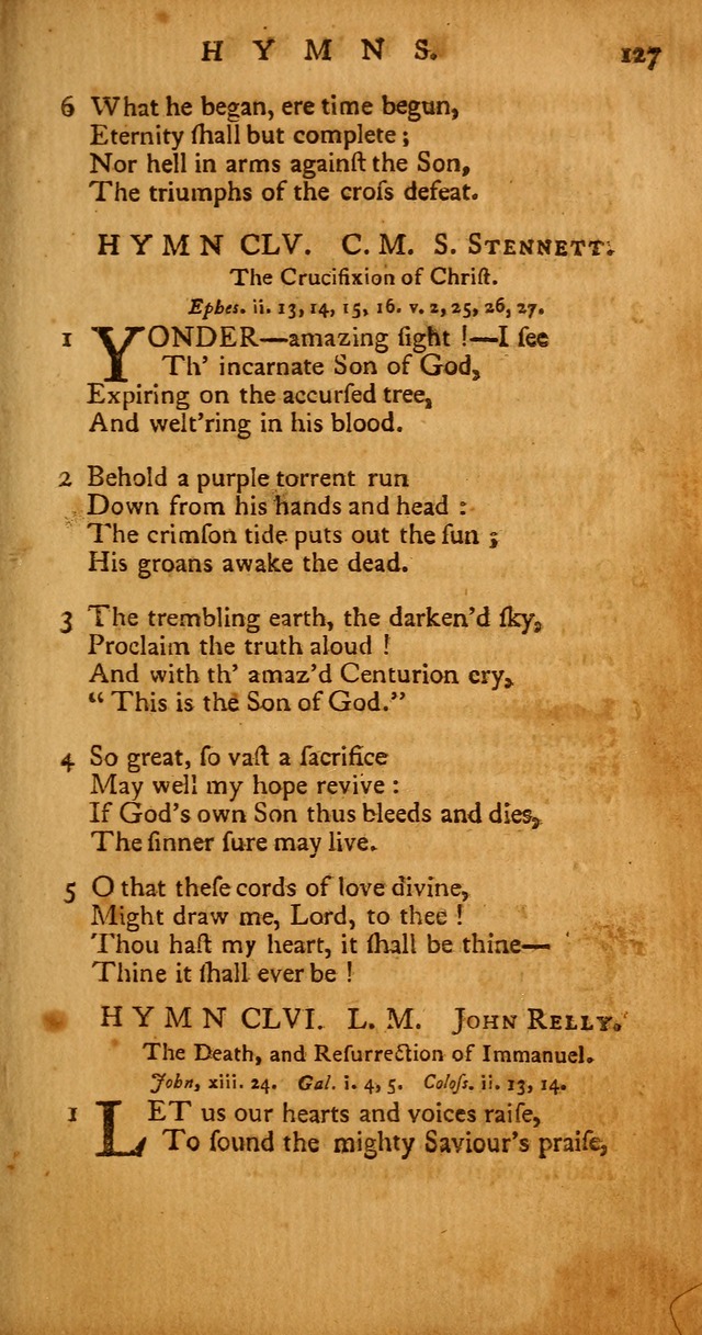 Psalms, Hymns and Spiritual Songs: selected and original, designed for the use of the Church Universal in public and private devotion page 127