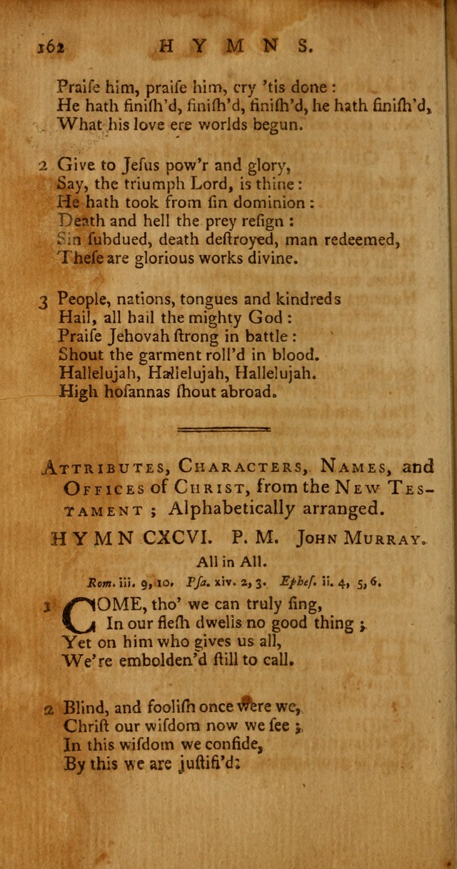 Psalms, Hymns and Spiritual Songs: selected and original, designed for the use of the Church Universal in public and private devotion page 162