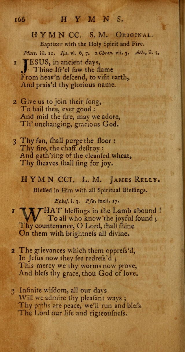 Psalms, Hymns and Spiritual Songs: selected and original, designed for the use of the Church Universal in public and private devotion page 166