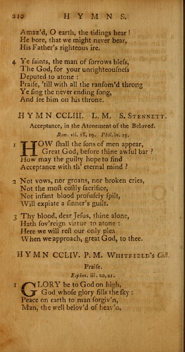 Psalms, Hymns and Spiritual Songs: selected and original, designed for the use of the Church Universal in public and private devotion page 210
