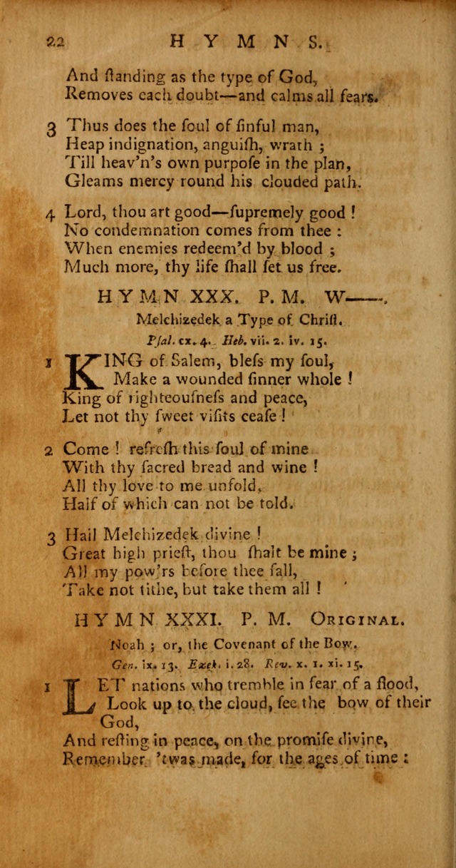 Psalms, Hymns and Spiritual Songs: selected and original, designed for the use of the Church Universal in public and private devotion page 22