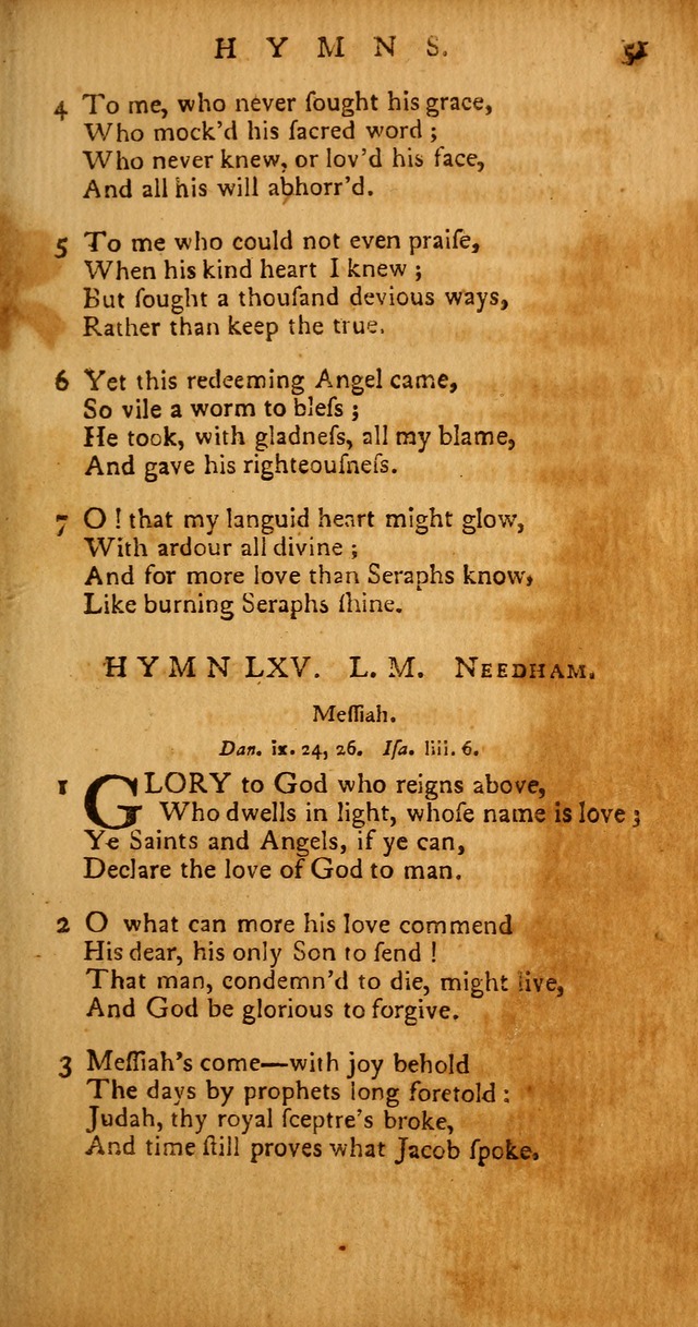 Psalms, Hymns and Spiritual Songs: selected and original, designed for the use of the Church Universal in public and private devotion page 51