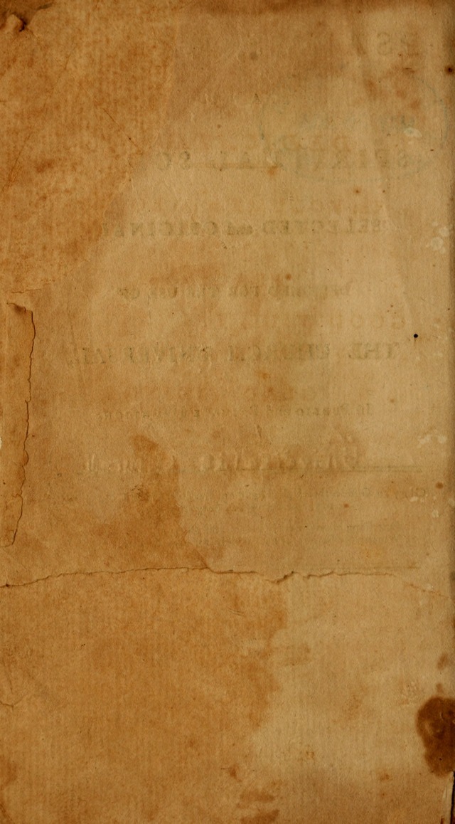 Psalms, Hymns and Spiritual Songs: selected and original, designed for the use of the Church Universal in public and private devotion page vi