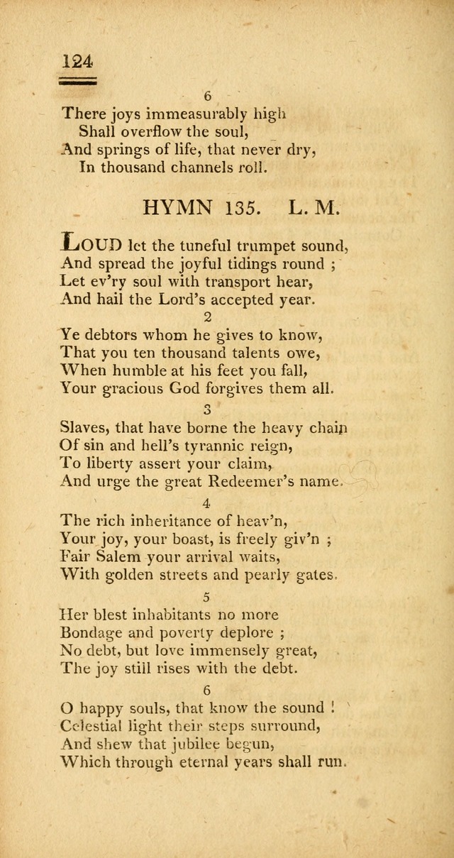 Psalms, Hymns and Spiritual Songs: selected and designed for the use of  the church universal, in public and private devotion; with an appendix, containing the original hymns omitted in the last ed. page 126