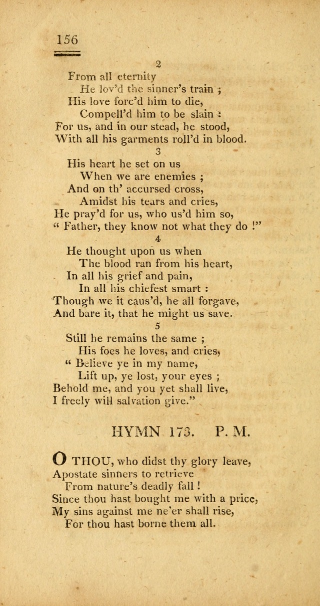 Psalms, Hymns and Spiritual Songs: selected and designed for the use of  the church universal, in public and private devotion; with an appendix, containing the original hymns omitted in the last ed. page 158