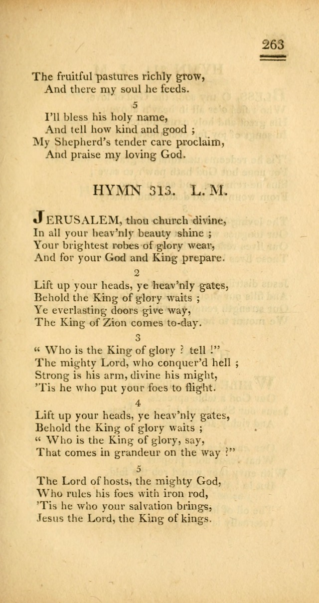 Psalms, Hymns and Spiritual Songs: selected and designed for the use of  the church universal, in public and private devotion; with an appendix, containing the original hymns omitted in the last ed. page 265