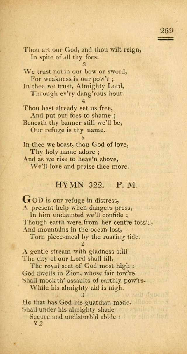 Psalms, Hymns and Spiritual Songs: selected and designed for the use of  the church universal, in public and private devotion; with an appendix, containing the original hymns omitted in the last ed. page 271