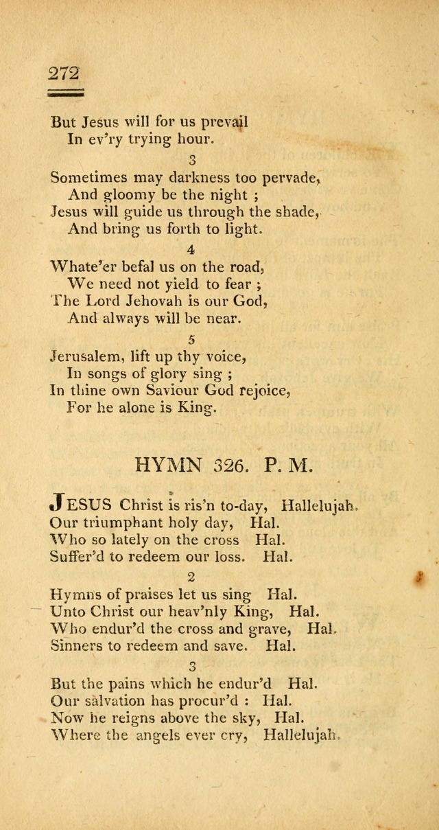 Psalms, Hymns and Spiritual Songs: selected and designed for the use of  the church universal, in public and private devotion; with an appendix, containing the original hymns omitted in the last ed. page 274