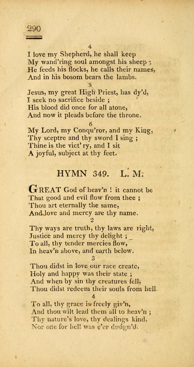 Psalms, Hymns and Spiritual Songs: selected and designed for the use of  the church universal, in public and private devotion; with an appendix, containing the original hymns omitted in the last ed. page 292