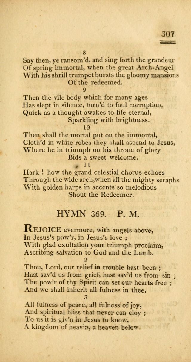 Psalms, Hymns and Spiritual Songs: selected and designed for the use of  the church universal, in public and private devotion; with an appendix, containing the original hymns omitted in the last ed. page 309