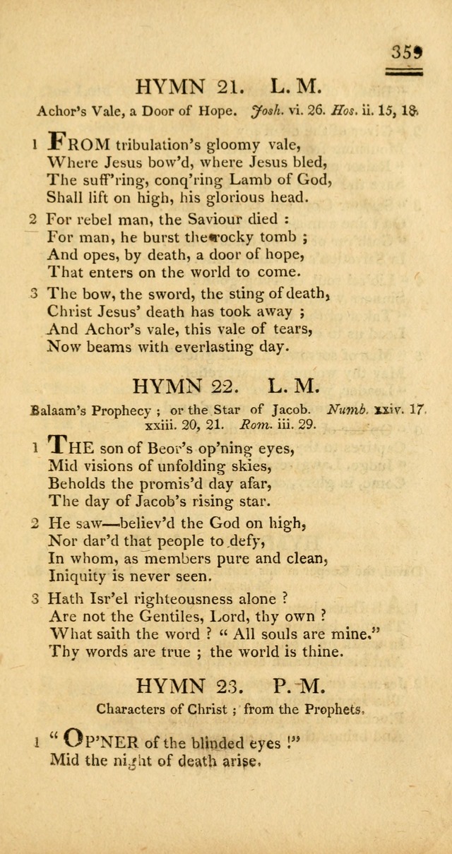 Psalms, Hymns and Spiritual Songs: selected and designed for the use of  the church universal, in public and private devotion; with an appendix, containing the original hymns omitted in the last ed. page 361