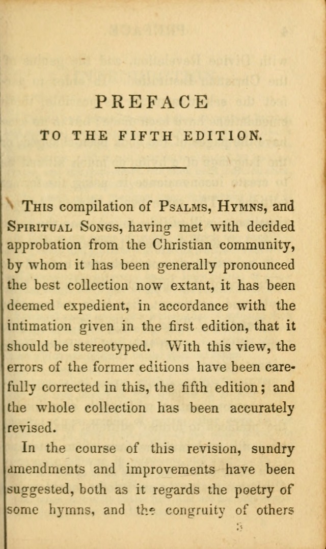 Psalms, Hymns, and Spiritual Songs: original and selected (5th ed.) page 3