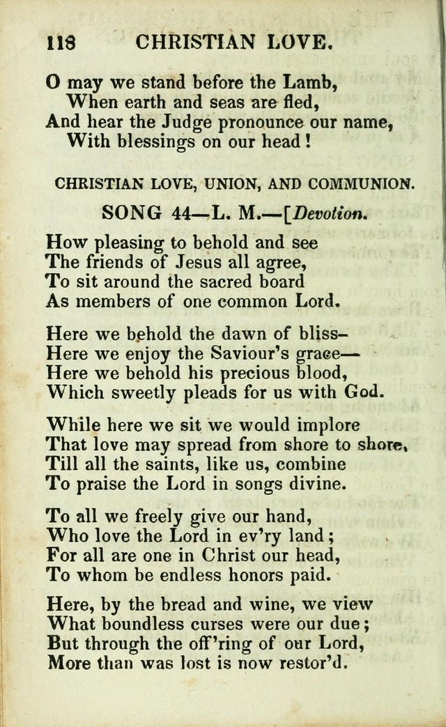 Psalms, Hymns and Spiritual Songs, Original and Selected. (14th stereotype ed.) page 118