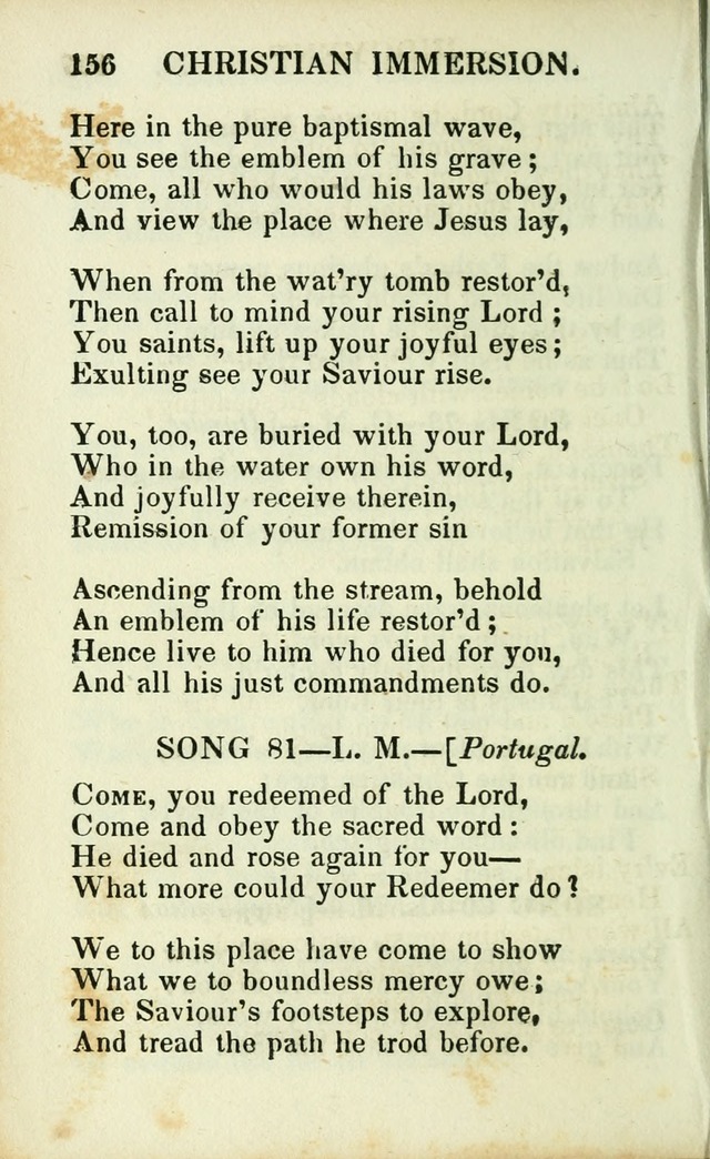 Psalms, Hymns and Spiritual Songs, Original and Selected. (14th stereotype ed.) page 156