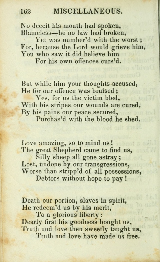 Psalms, Hymns and Spiritual Songs, Original and Selected. (14th stereotype ed.) page 162