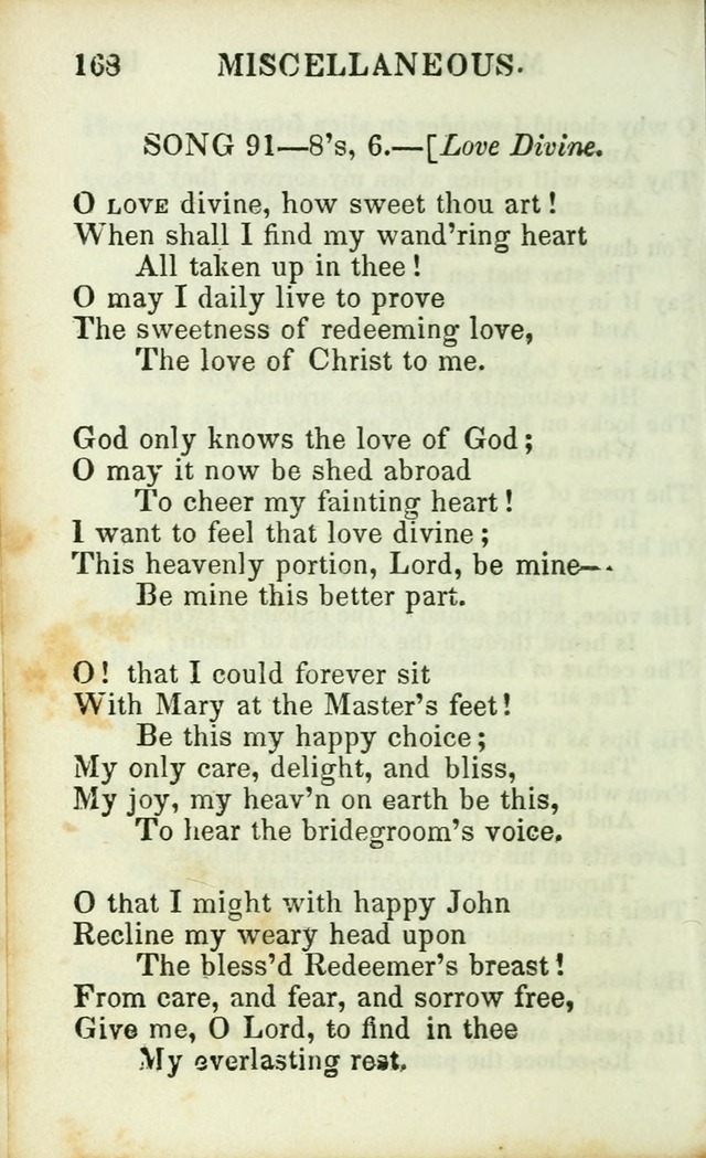 Psalms, Hymns and Spiritual Songs, Original and Selected. (14th stereotype ed.) page 168