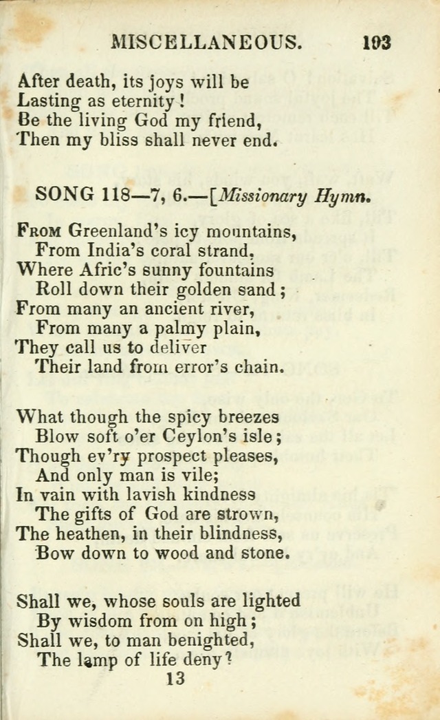 Psalms, Hymns and Spiritual Songs, Original and Selected. (14th stereotype ed.) page 193