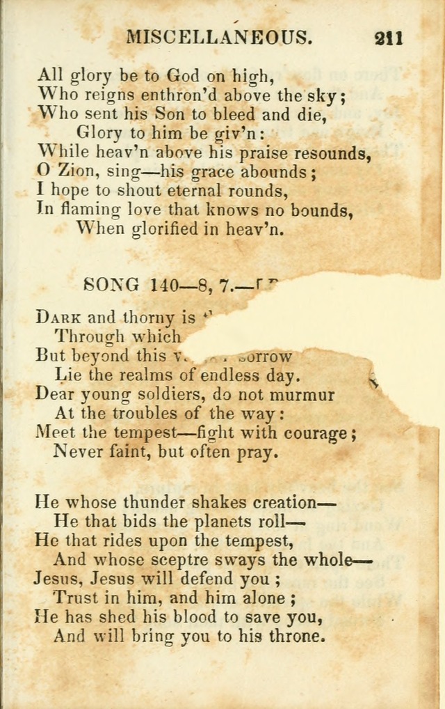 Psalms, Hymns and Spiritual Songs, Original and Selected. (14th stereotype ed.) page 211