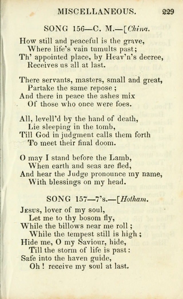 Psalms, Hymns and Spiritual Songs, Original and Selected. (14th stereotype ed.) page 229