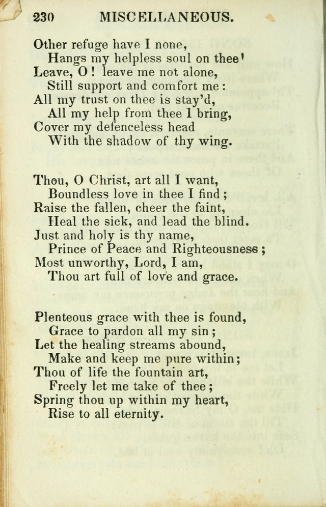 Psalms, Hymns and Spiritual Songs, Original and Selected. (14th stereotype ed.) page 230