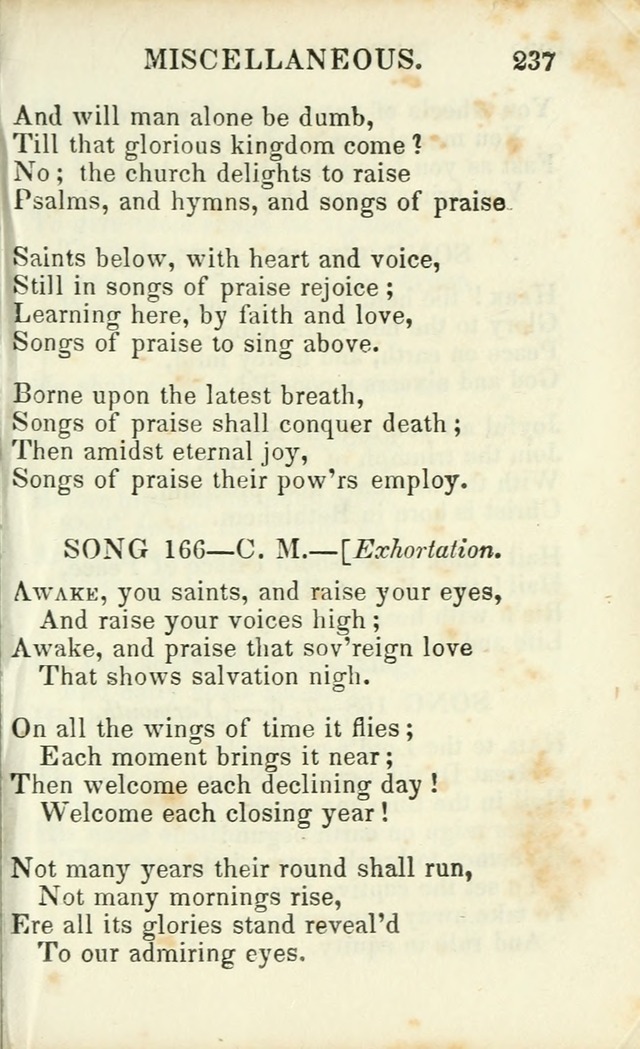 Psalms, Hymns and Spiritual Songs, Original and Selected. (14th stereotype ed.) page 237
