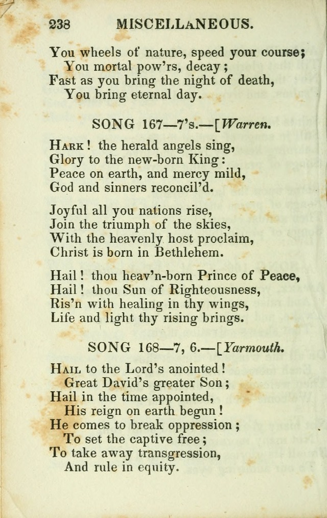 Psalms, Hymns and Spiritual Songs, Original and Selected. (14th stereotype ed.) page 238