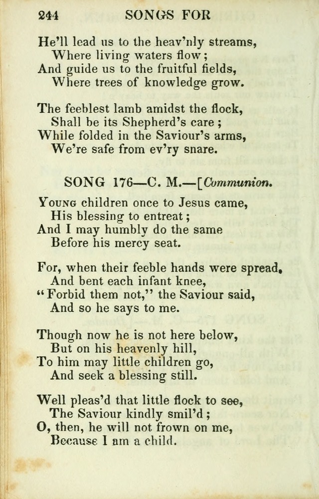 Psalms, Hymns and Spiritual Songs, Original and Selected. (14th stereotype ed.) page 244