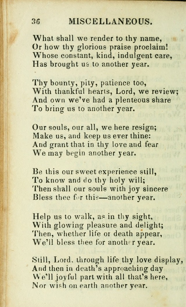 Psalms, Hymns and Spiritual Songs, Original and Selected. (14th stereotype ed.) page 292