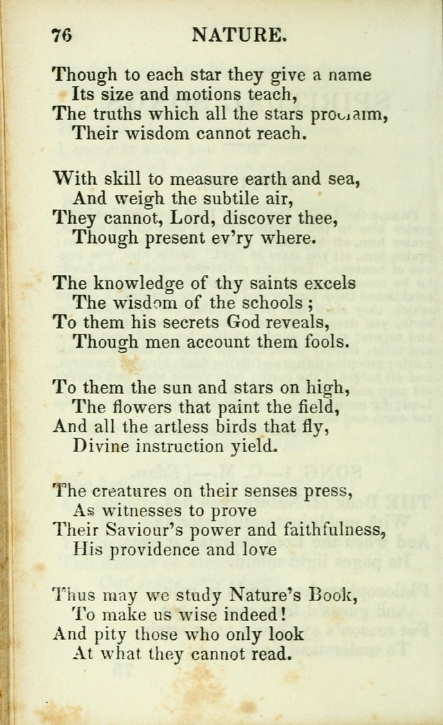 Psalms, Hymns and Spiritual Songs, Original and Selected. (14th stereotype ed.) page 76