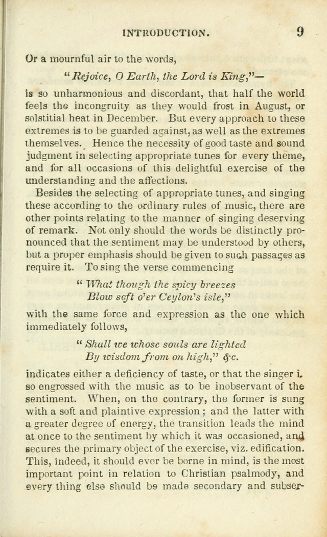 Psalms, Hymns and Spiritual Songs, Original and Selected. (14th stereotype ed.) page 9